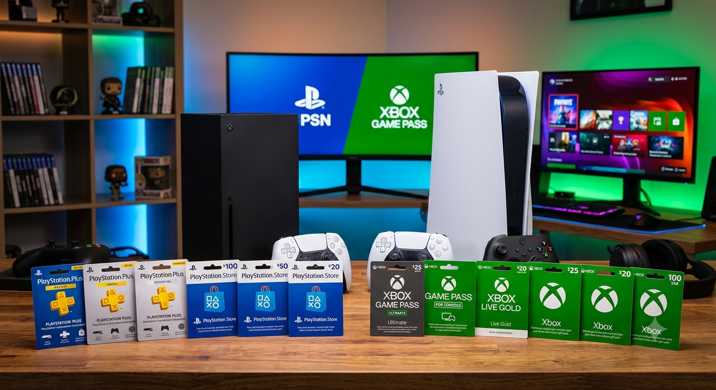 Xbox Game Pass and PlayStation Plus monthly gaming subscriptions comparison