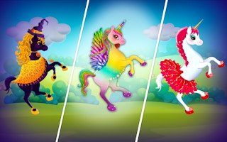 Unicorn Dress Up: Makeup Games