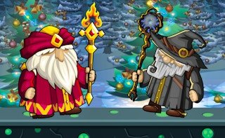 Wizard Santa Jump